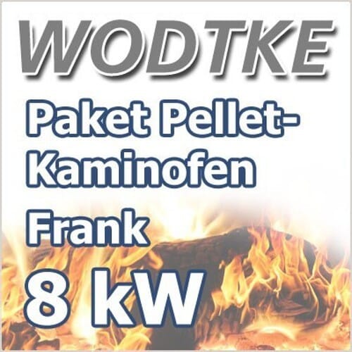 Wodtke Pelletofen Frank air+ 8 kW Verkleidung Snow Art.Nr. 055 435