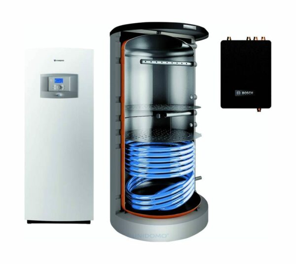 Bosch Wärmepumpen-Systempaket JUPA STE 13 STE 130-1, FF20, BHS1000-6 ERZ 1 B
