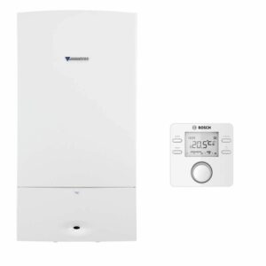 Bosch Gas-Heizwert-Systempaket JUPA ZWRKE09 ZWR18-7KE23 CR100 NR1661 zu Discountpreisen