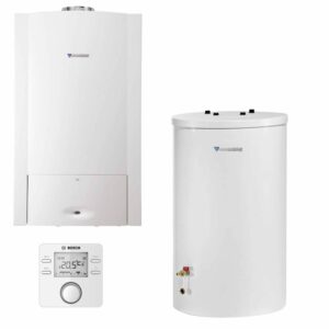 Bosch Gas-Heizwert-Systempaket JUPA ZSRKE01 ZSR 5/10-7 KE 23 CR100 ST120-5Z zu Discountpreisen