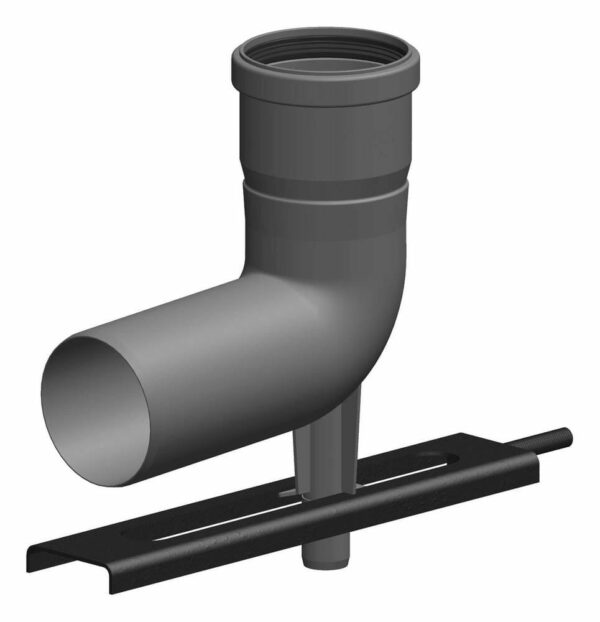 ATEC Abgas Schachteinführung mit Auflager DN 80 Abgasrohr