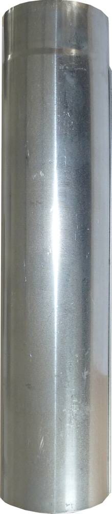 Abgasrohr aus Aluminium Rohr 500 x 130 mm
