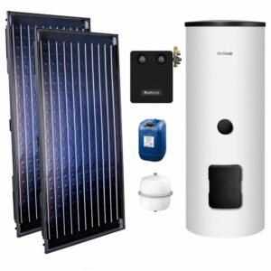 Buderus Solaranlage S69 w Topas SM300-W 2 Kollektoren SKN -oM 4,74 m² zu Discountpreisen