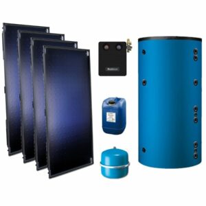 Buderus Logaplus-Paket S92 blau 4 x SKT1.0-oM HS750-B SM200 10,2m2 zu Discountpreisen