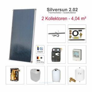 Solarbayer Silversun Solarpaket 2 Fläche m2: Brutto 4,04 / Apertur 3,66 zu Discountpreisen