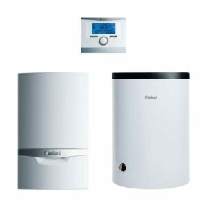 Vaillant Paket ecoTEC plus VC 146/5 206/5 266/5, Regelung, Speicher 120-200 L zu Discountpreisen