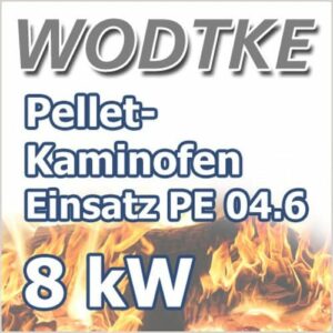 Wodtke Pellet Kamineinsatz PE Nova Einbaugerät Air 8 KW inkl. S4 Art. Nr. 053010 zu Discountpreisen