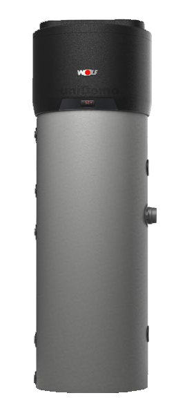 Wolf Warmwaser-Wärmepumpe SWP 260 Brauchwasser-Wärmepumpe mit 260 Liter Speicher